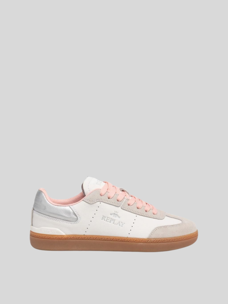 polys w double white sneakers