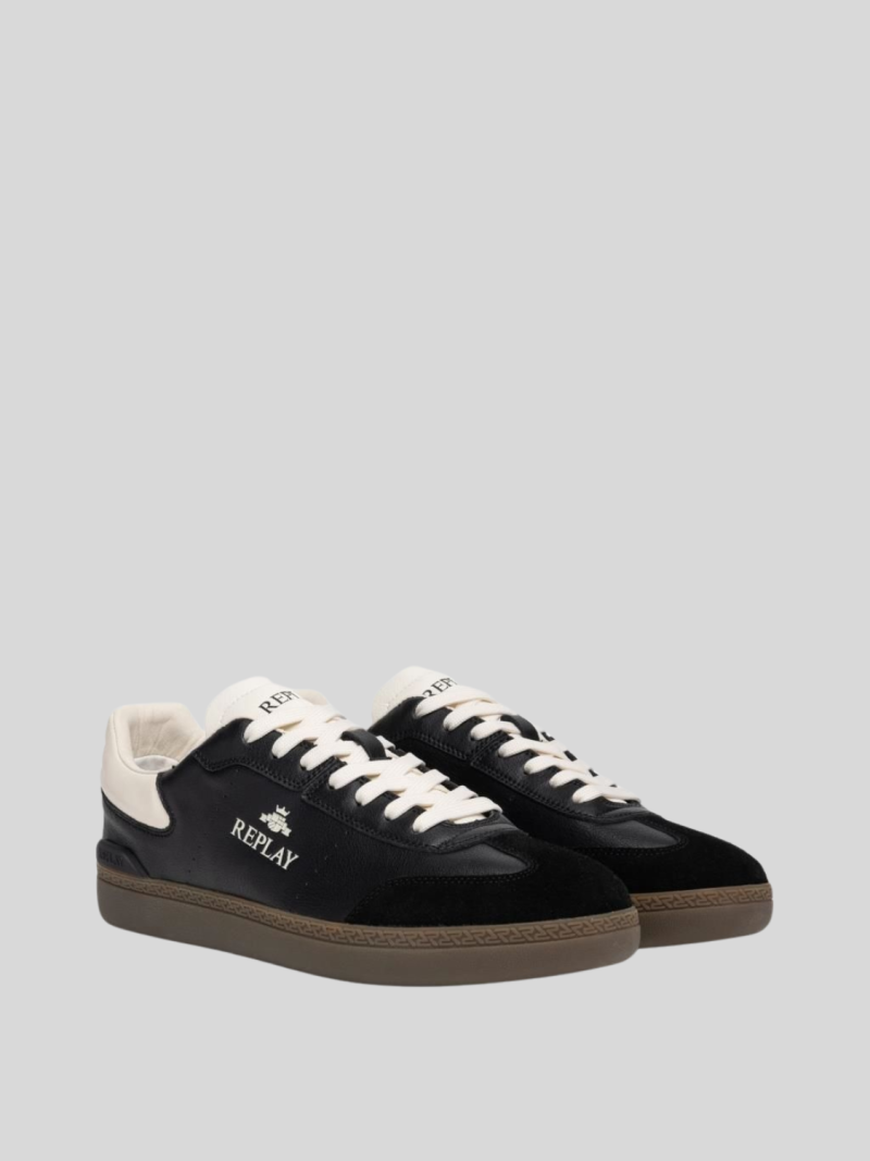 pyper double black sneakers