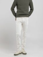 natural white 10.5 oz bull hyperflex stretch denim anbass slim fit jeans