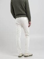 natural white 10.5 oz bull hyperflex stretch denim anbass slim fit jeans
