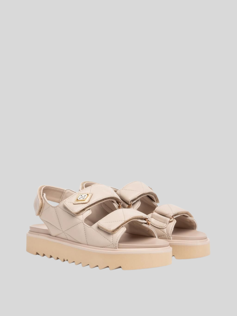 new alicante padded black sandals