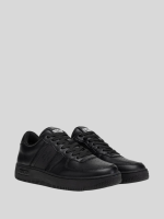 epic m tire black leather shoes