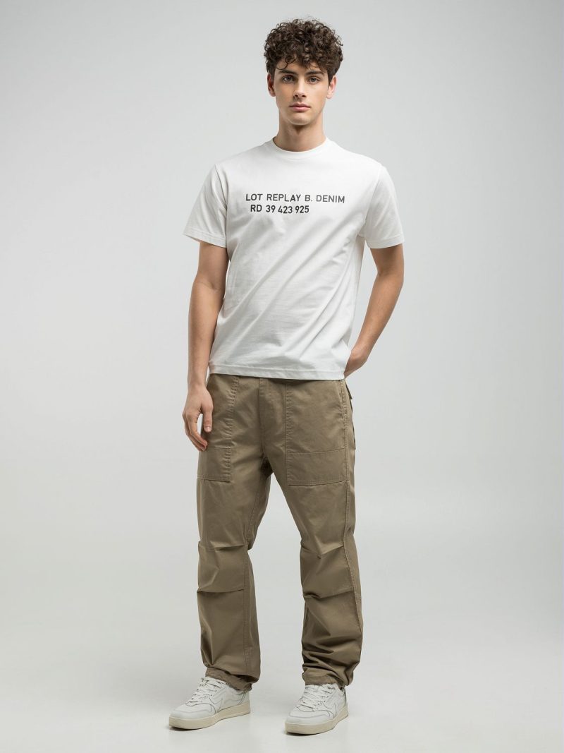 natural white regulablack custom print t shirt (copy)