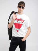 black t shirt red front print (copy)
