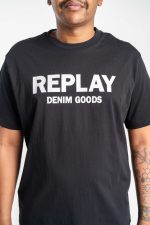 bla cotton t shirt with black lettering (copy)