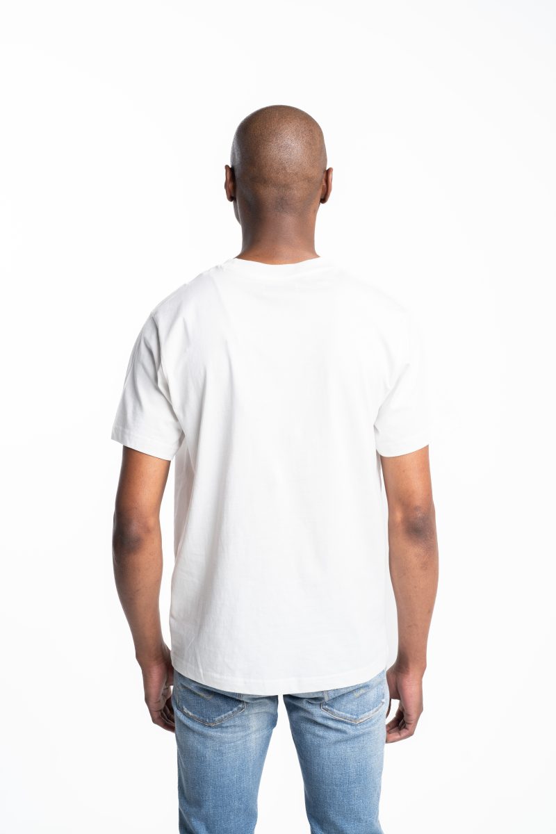 black cotton t shirt with black lettering (copy)