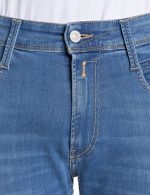 medium blue 10 oz dark indigo power stretch denim slim anbass jeans