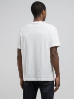 black relaxed fit t shirt with lettering