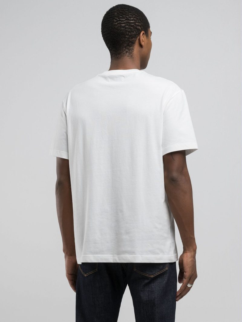 black relaxed fit t shirt with lettering