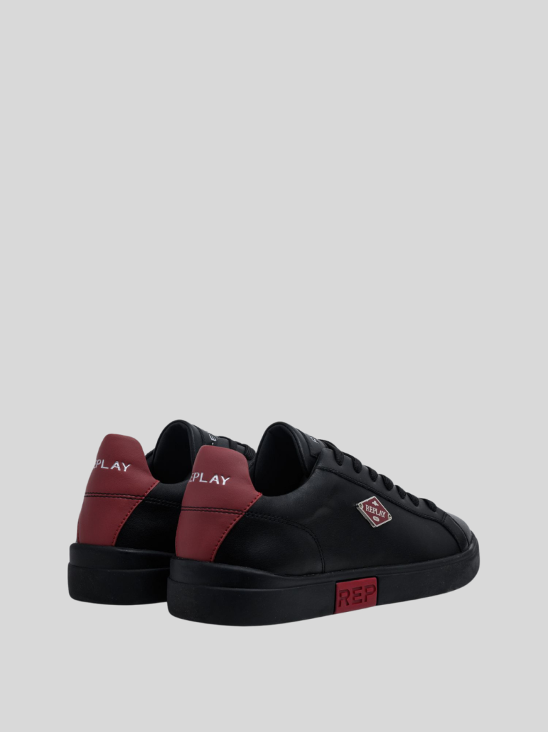 polys m rhombus sa white blue sneakers