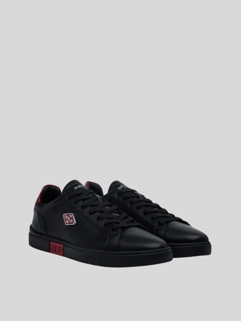 polys m rhombus sa white blue sneakers