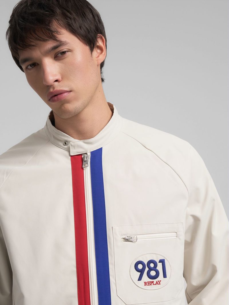 jacket with contrasting details