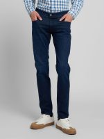 anbass slim fit jeans 10 oz dark indigo power stretch denim