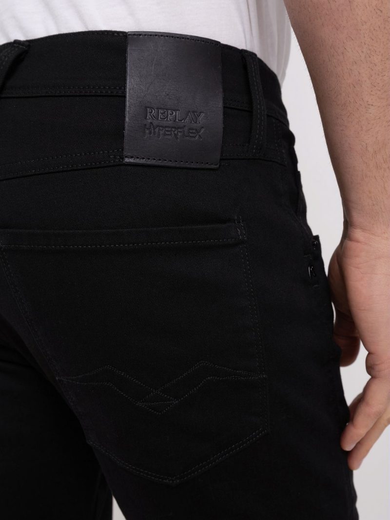 hyperflex stretch super slim black 11.5 oz denim