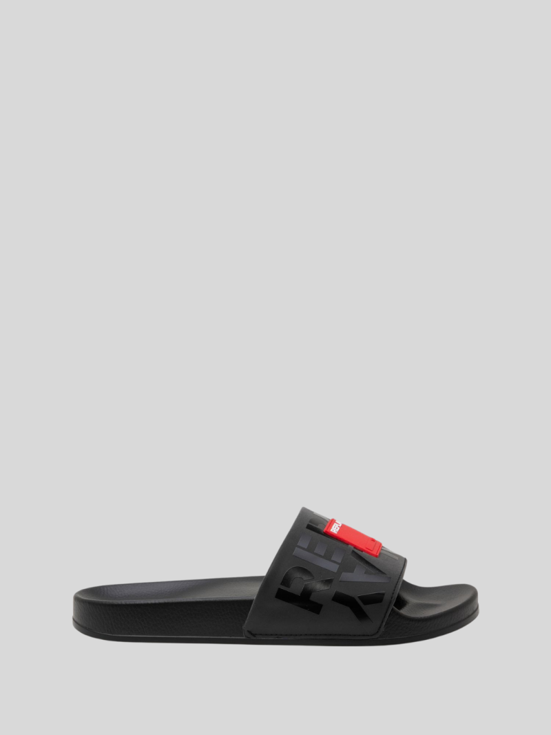 up label black red