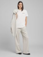 white jersey t shirt with lettering