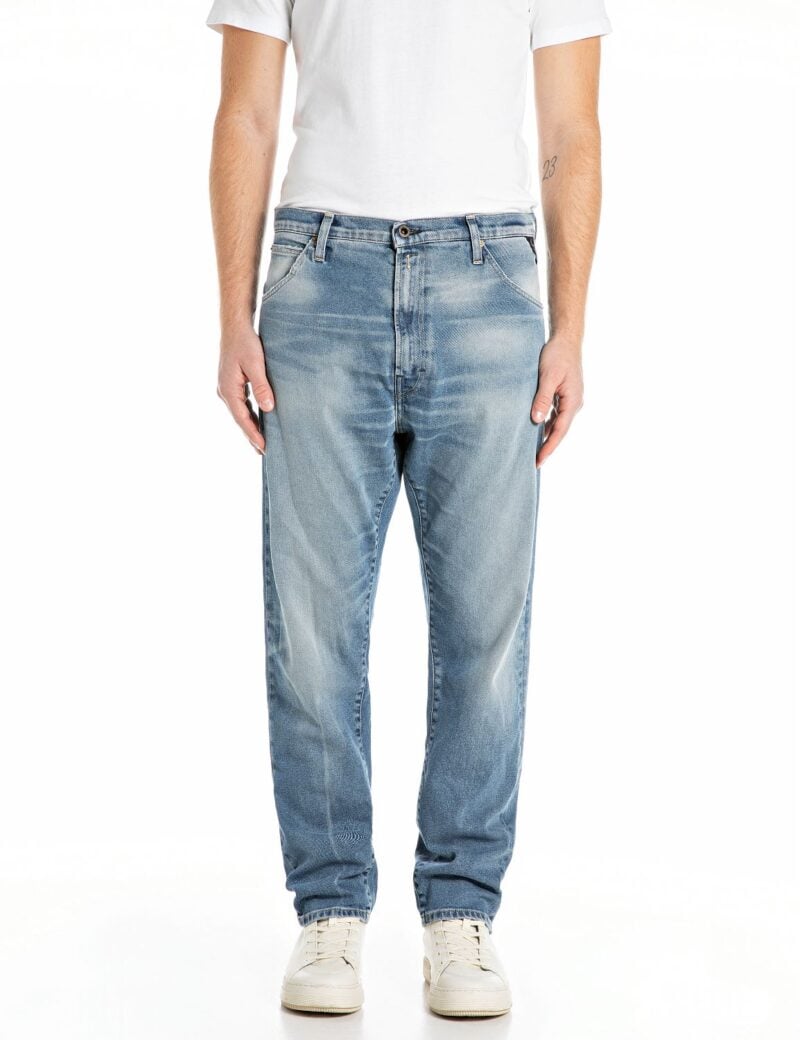 waine tapered fit deep blue jeans waine tapered fit deep blue jeans