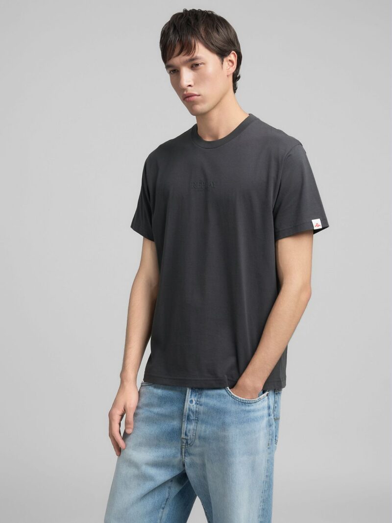cotton t shirt with lettering