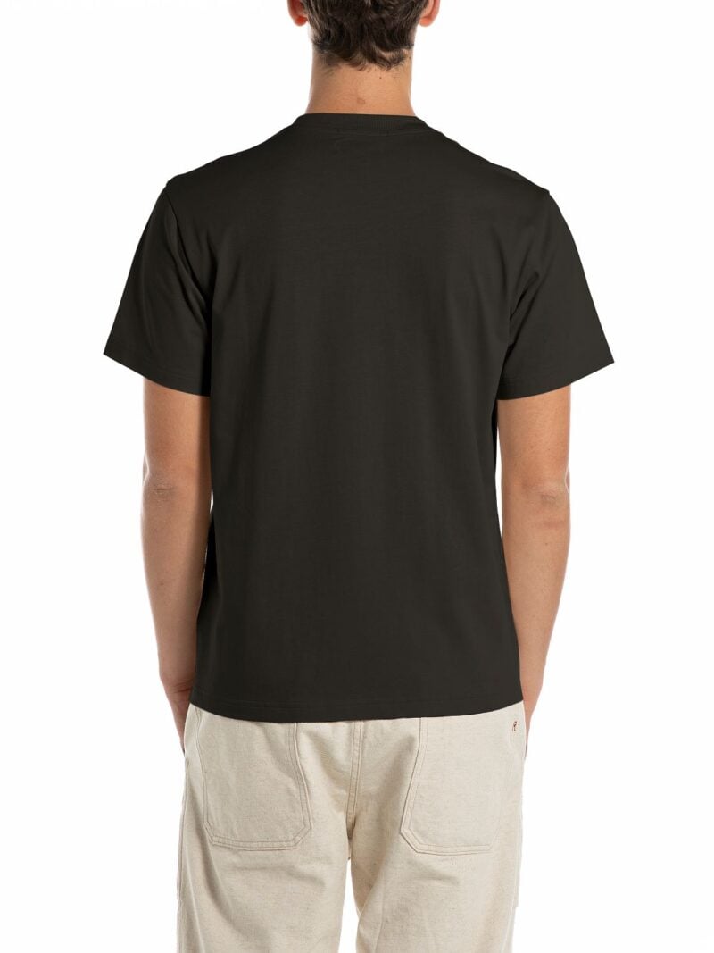black organic cotton t shirt