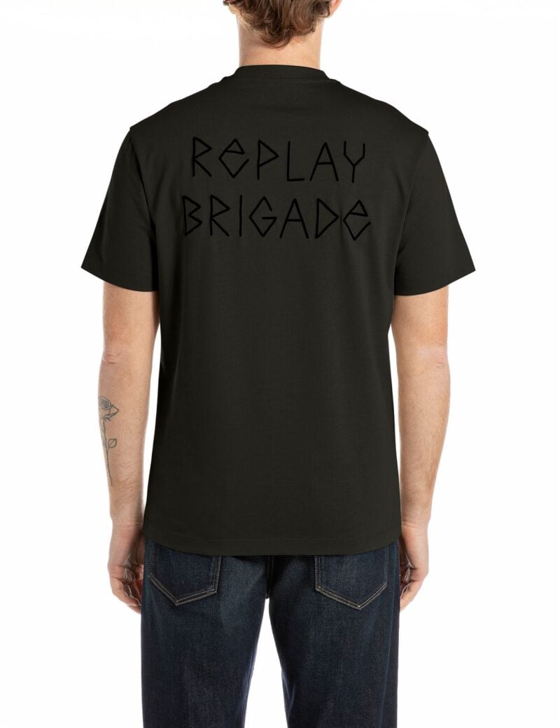 mil green regular fit t shirt