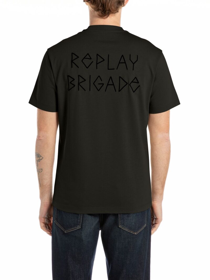 mil green regular fit t shirt