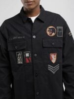 shacket with patch