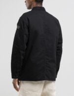 shacket with patch black