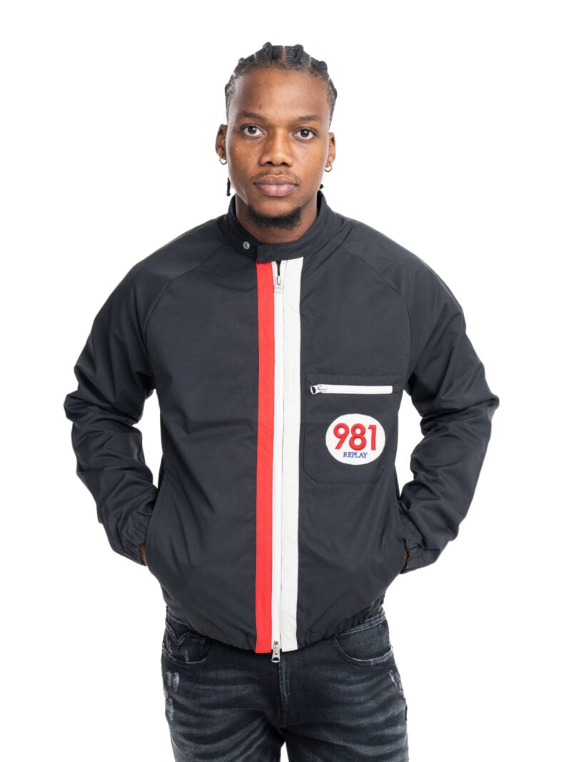 jacket with contrasting details