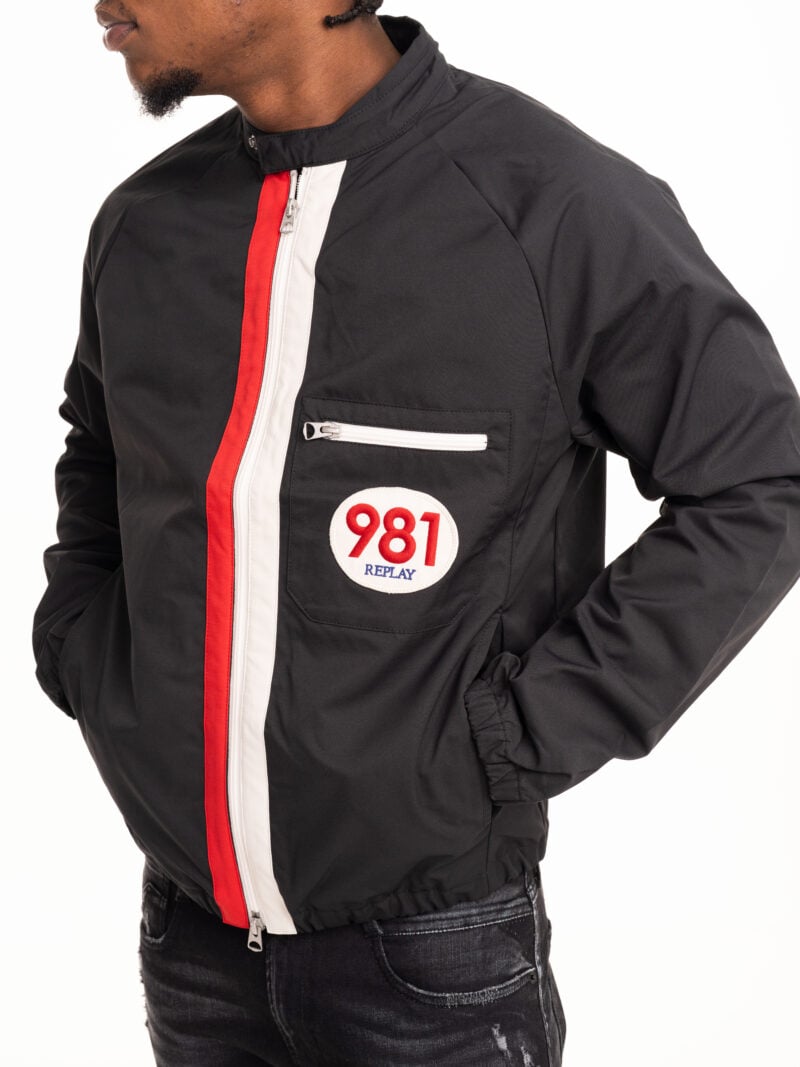 jacket with contrasting details