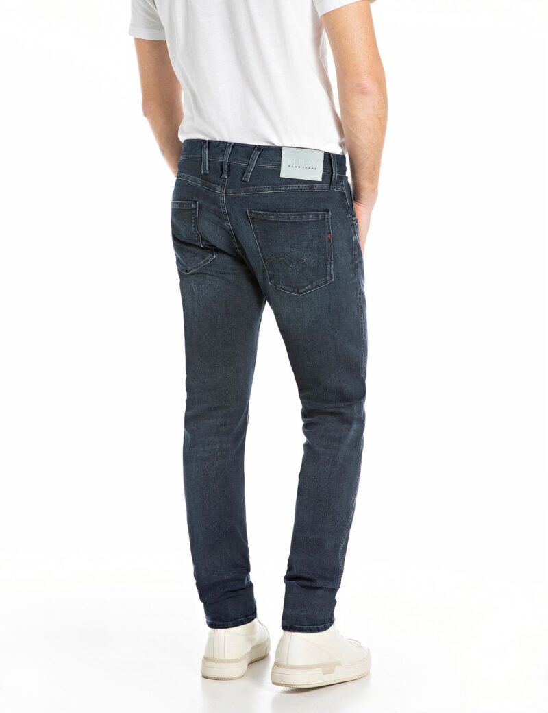 anbass slim fit dark blue denim