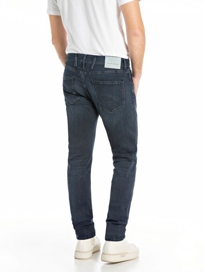 anbass slim fit dark blue denim