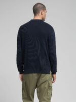 dark blue regular fit jumper