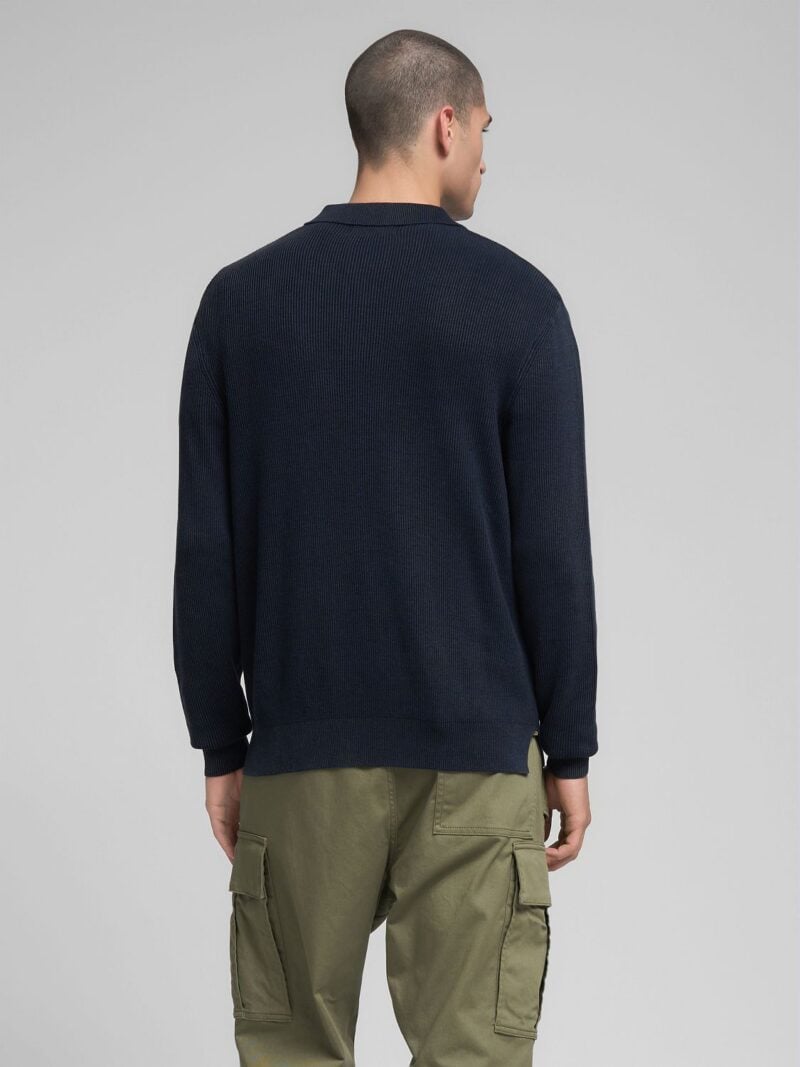 dark blue regular fit jumper