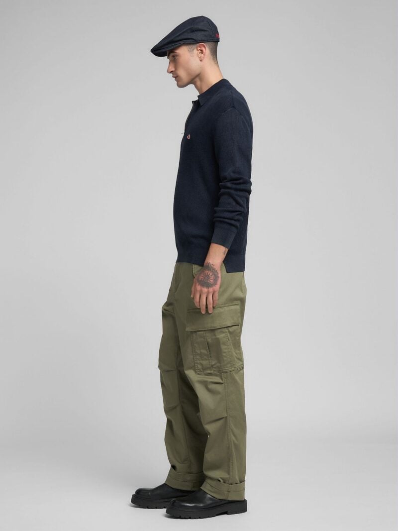 dark blue regular fit jumper