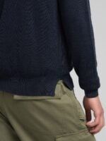 dark blue regular fit jumper