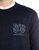 dark blue jeans knit