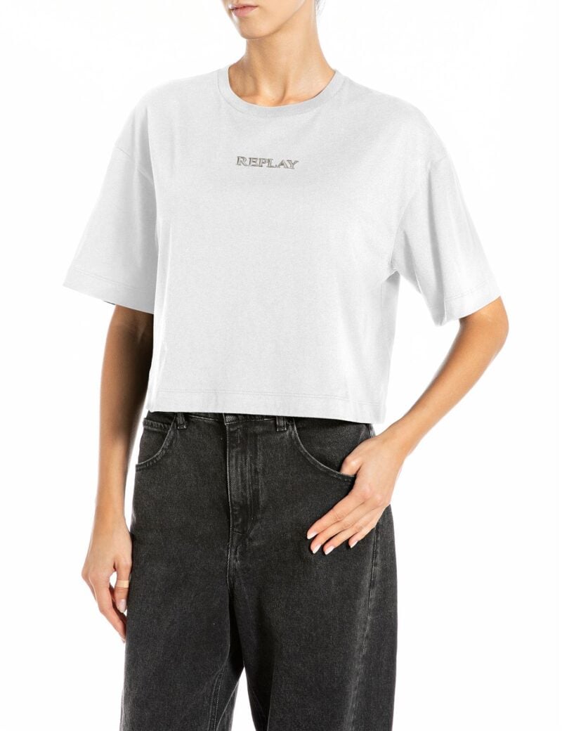classic black crop top