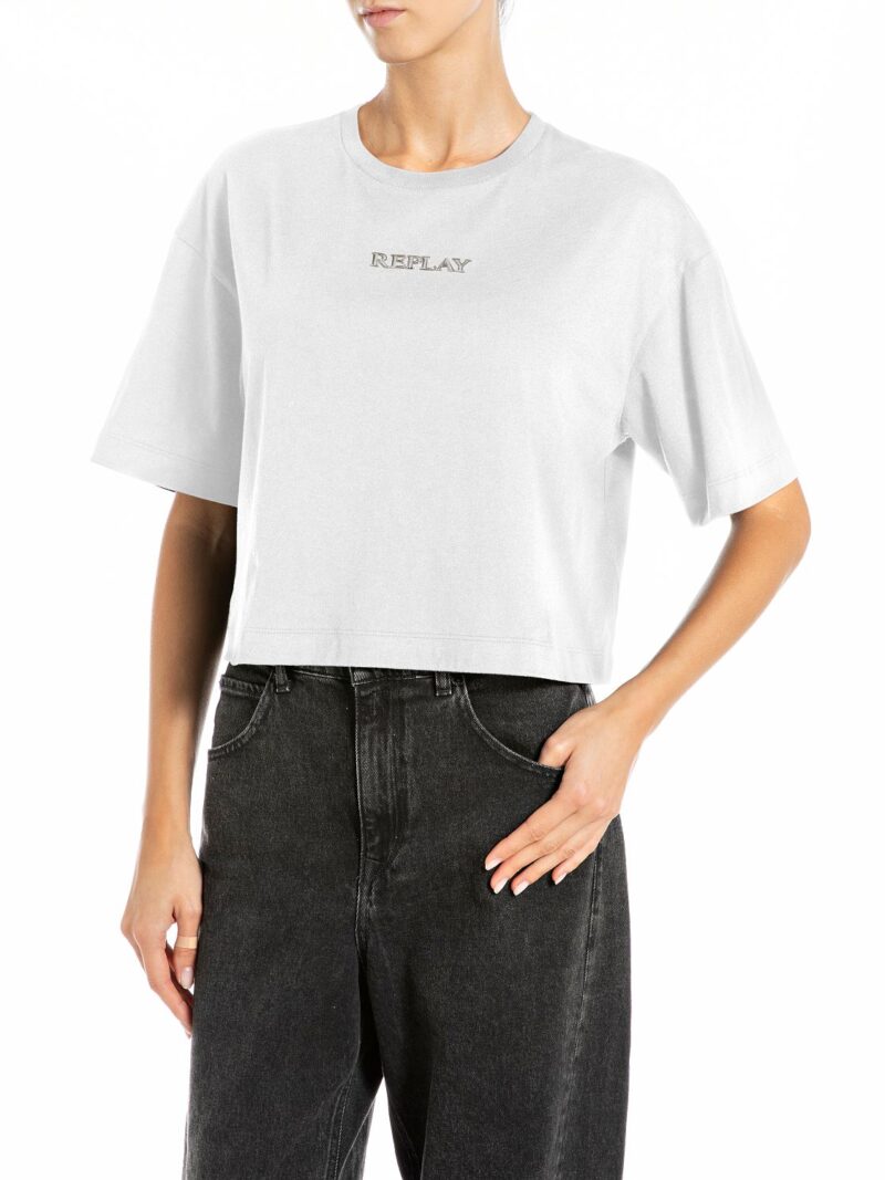 classic black crop top