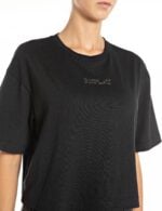 classic black crop top