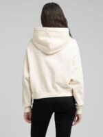 winter white graphic hoodie