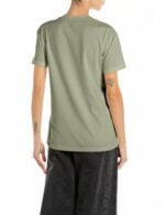 black jersey t shirt with lettering