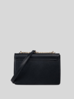 solid crossbody bag with logo