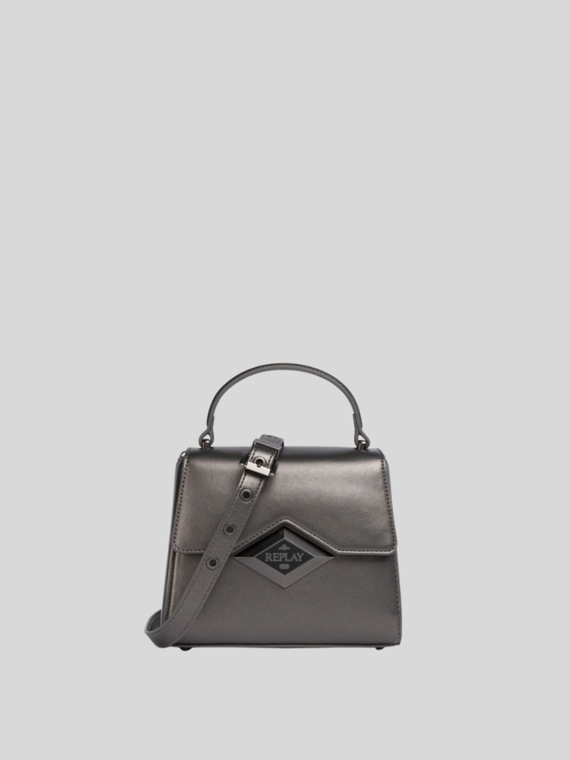gun metal satchel
