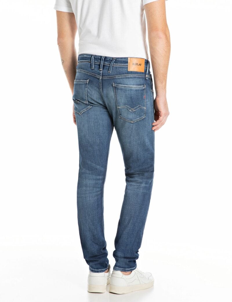 anbass slim fit medium blue denim