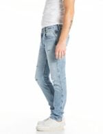 anbass slim fit 11 oz light blue comfort denim