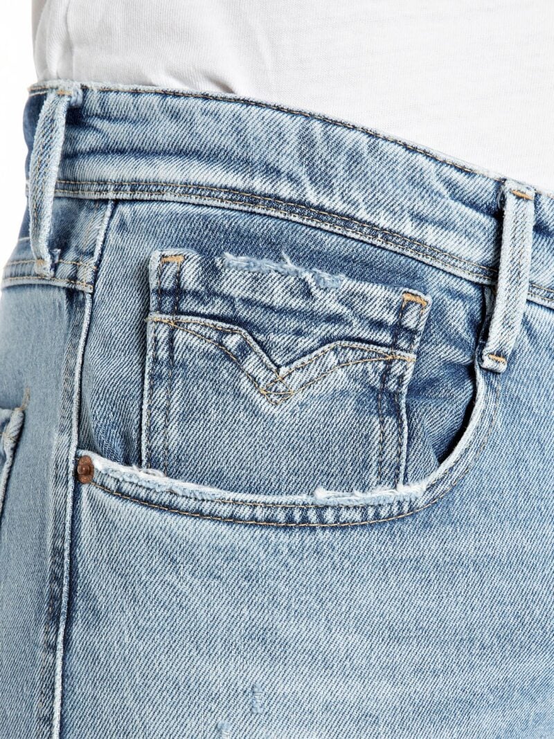 anbass slim fit 11 oz light blue comfort denim