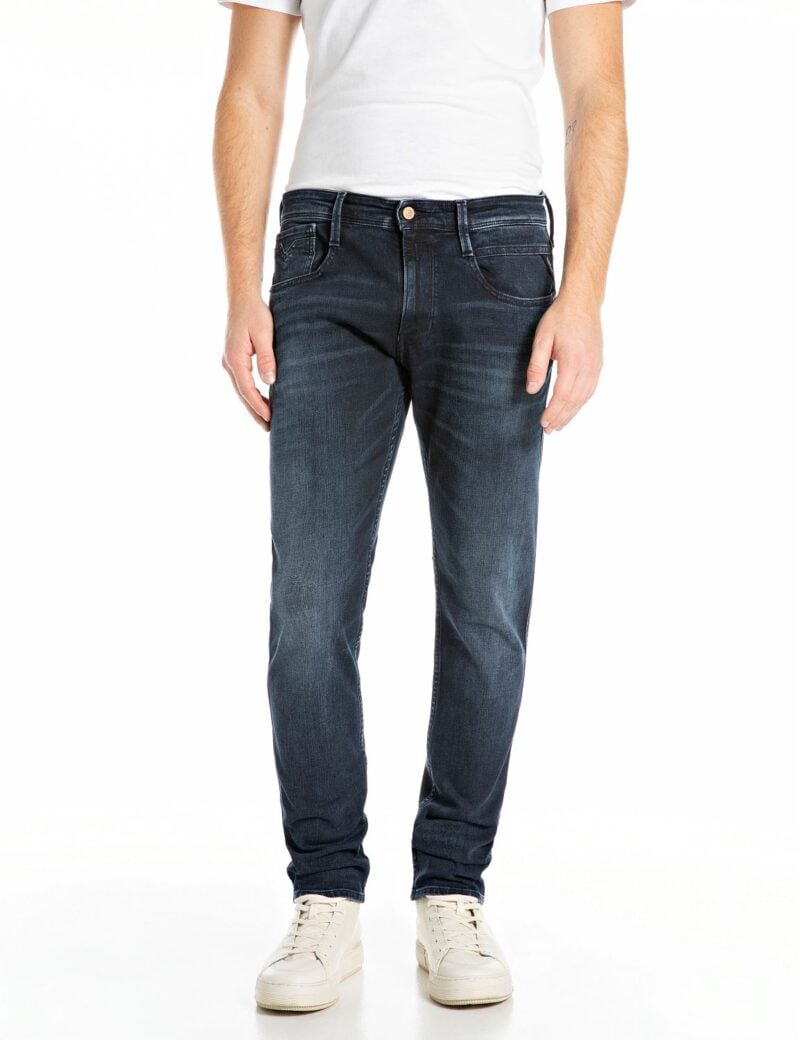 anbass slim fit 11 oz light blue comfort denim (copy)