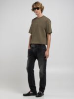 anbass slim fit black denim