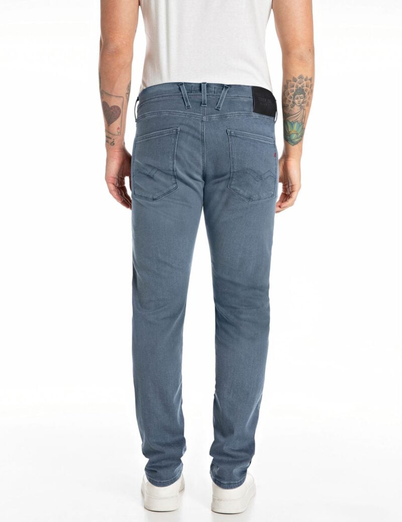 hyperflex anbass slim fit 11.5 oz medium grey denim