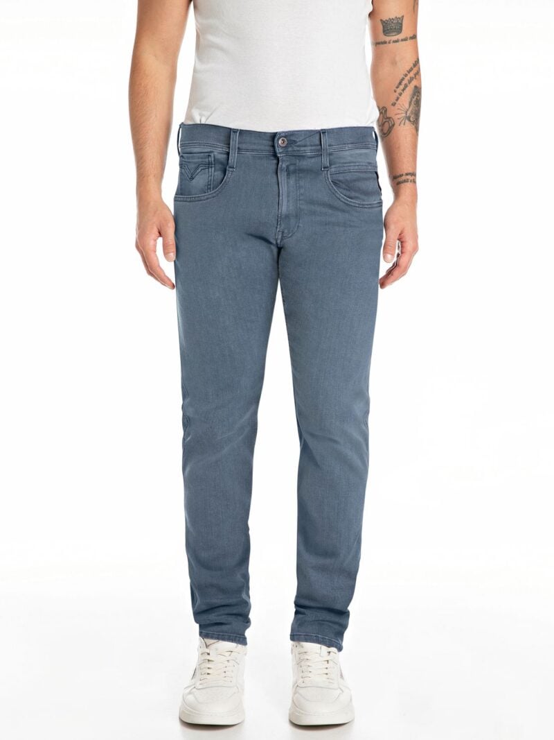 hyperflex anbass slim fit 11.5 oz medium grey denim